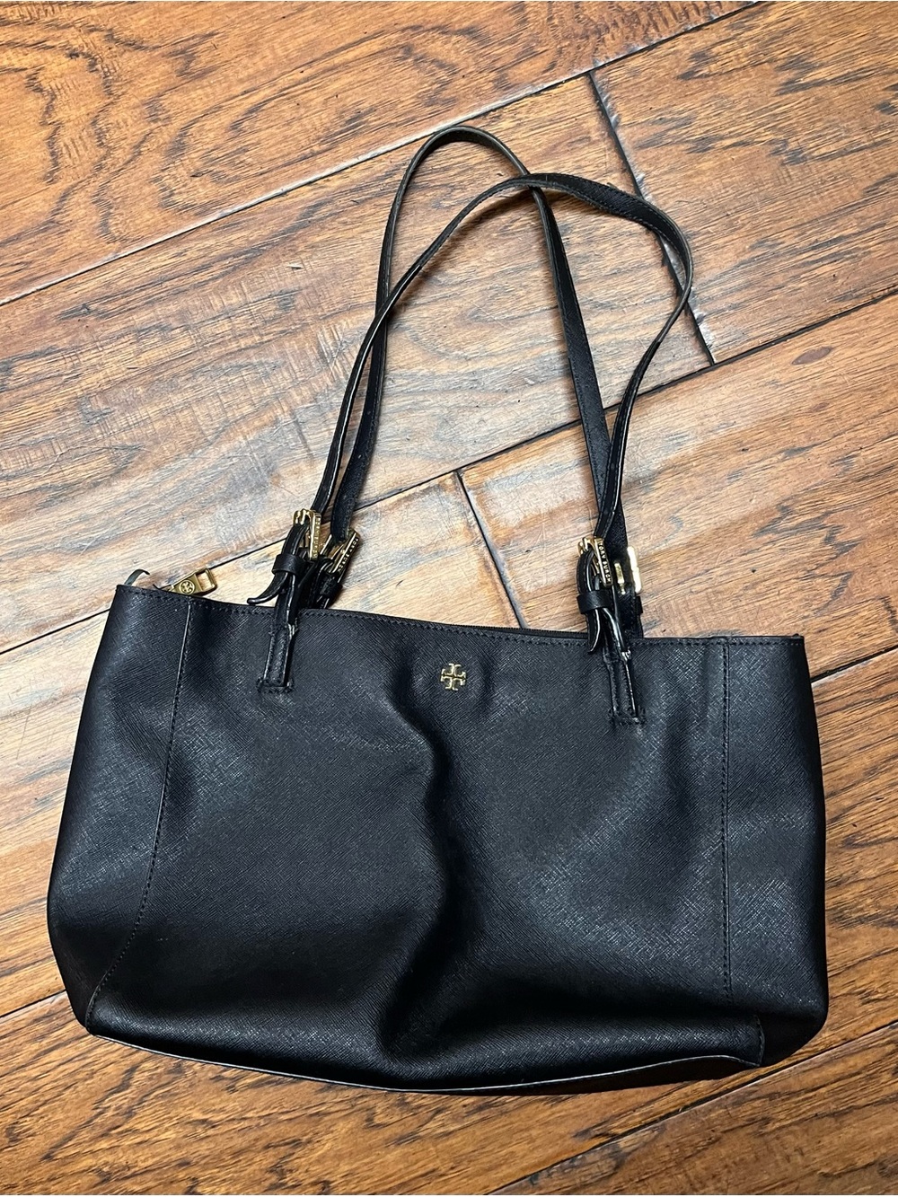 Tory Burch York buckle‎ leather tote